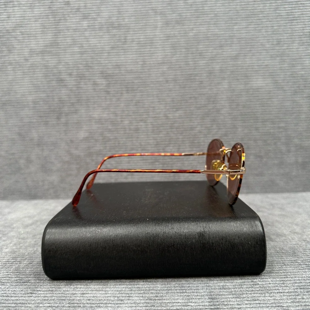 Guess GU 800 Dekland DA Round Tortoise Gold Y2K Sunglasses Vintage Style‎ Korea